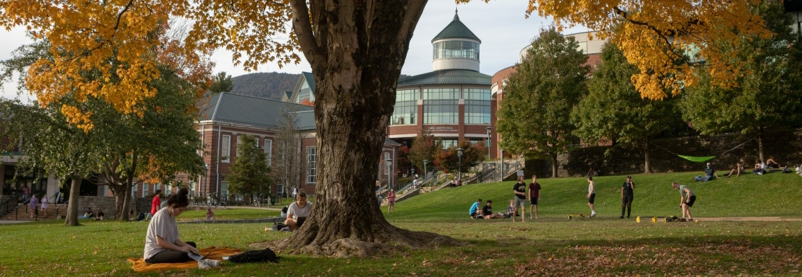 Scenic view of Appalachian State University