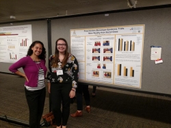 students with poster presentation